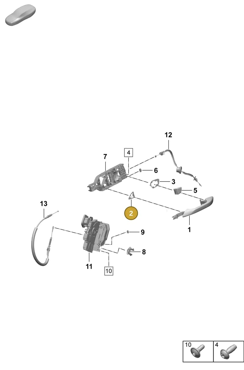 95C837210 — Porsche Macan (2024-2024) diagram p61804250, position 2