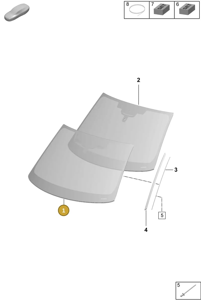 95C845052AB — Porsche Macan (2024-2024) diagram p61805000, position 1