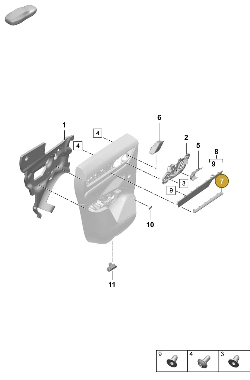 95C853071BLK — Porsche Macan (2024-2024) diagram p61808950, position 7