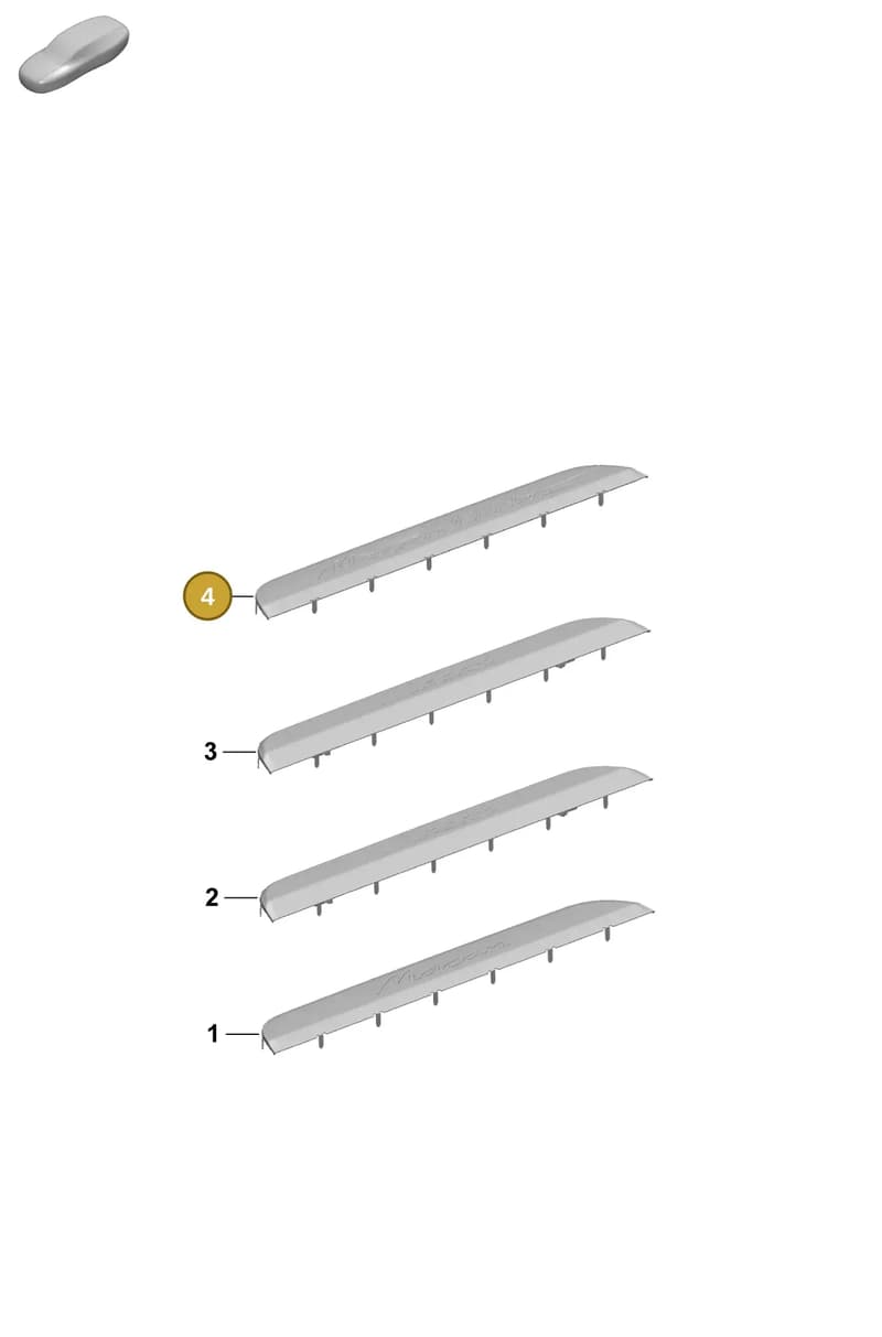95C853467AR — Porsche Macan (2024-2024) diagram p61807260, position 4