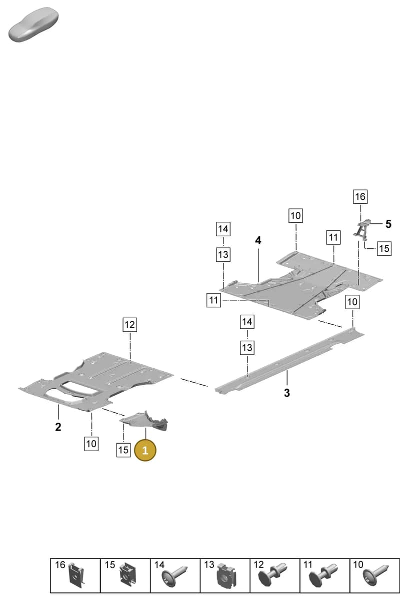 95C853731COK1 — Porsche Macan (2024-2024) diagram p61801700, position 1