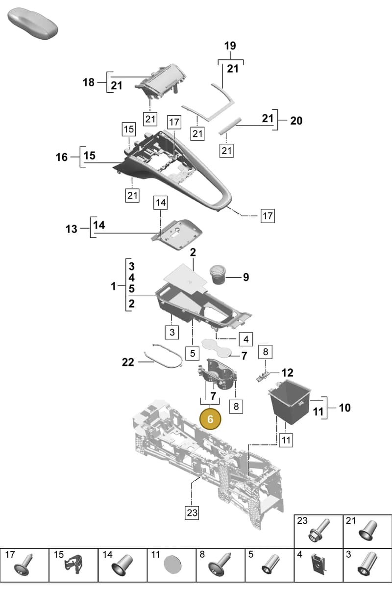 95C858192BLK — Porsche Macan (2024-2024) diagram p61809300, position 6