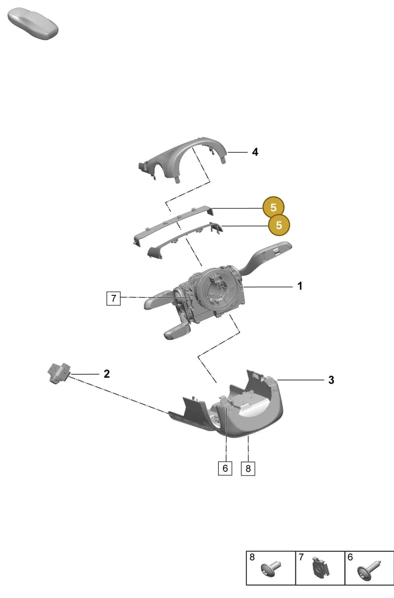 95C858349B — Porsche Macan (2024-2024) diagram p61905800, position 5