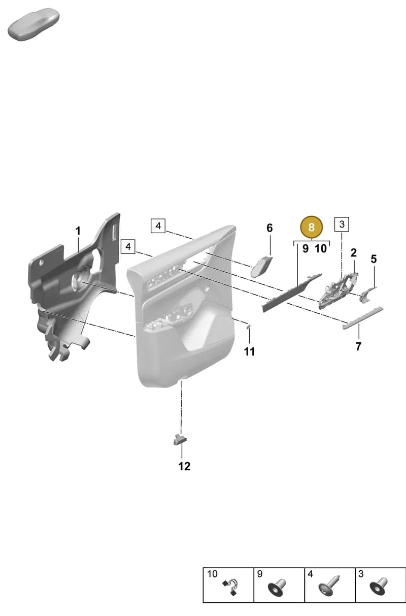 95C867061BBX3 — Porsche Macan (2024-2024) diagram p61808450, position 8
