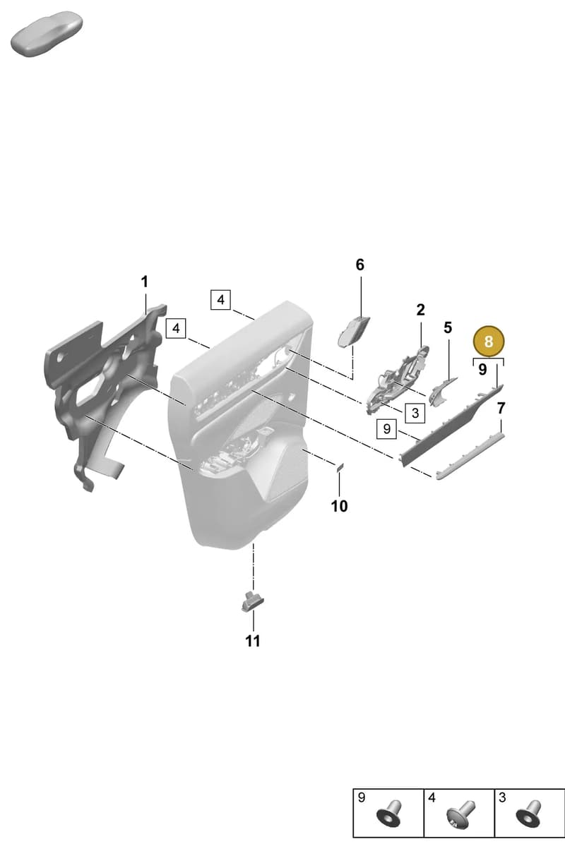 95C867068BBX3 — Porsche Macan (2024-2024) diagram p61808950, position 8