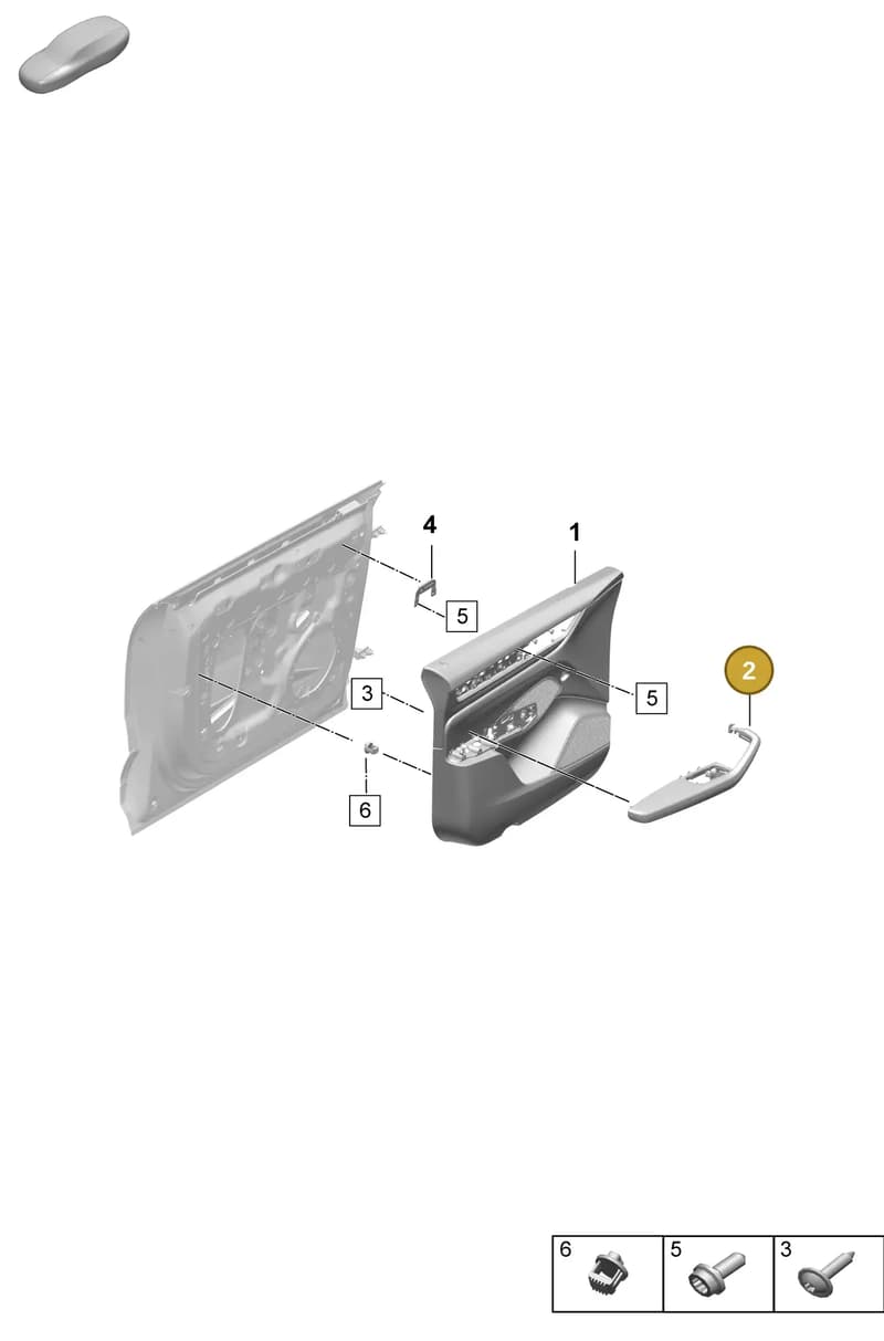 95C867069OH5 — Porsche Macan (2024-2024) diagram p61808000, position 2