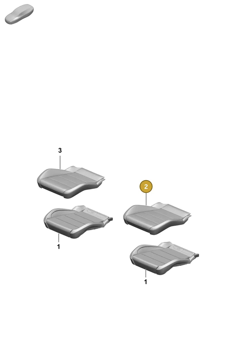 95C881405HOT2 — Porsche Macan (2024-2024) diagram p61817400, position 2