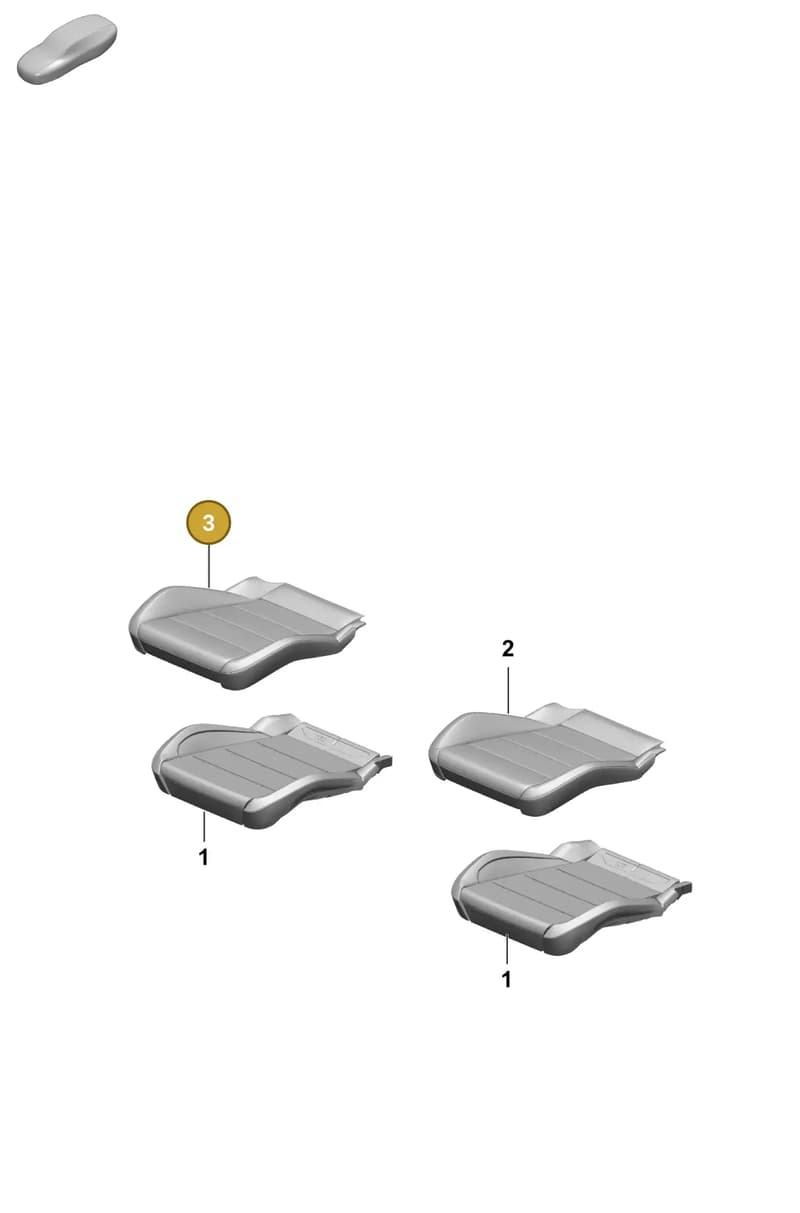 95C881406HOT2 — Porsche Macan (2024-2024) diagram p61817400, position 3