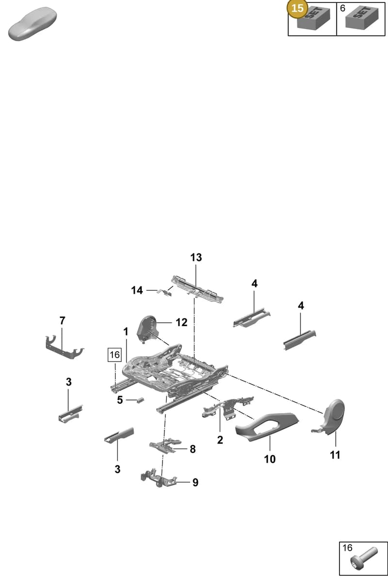 95C881447 — Porsche Macan (2024-2024) diagram p61817120, position 15