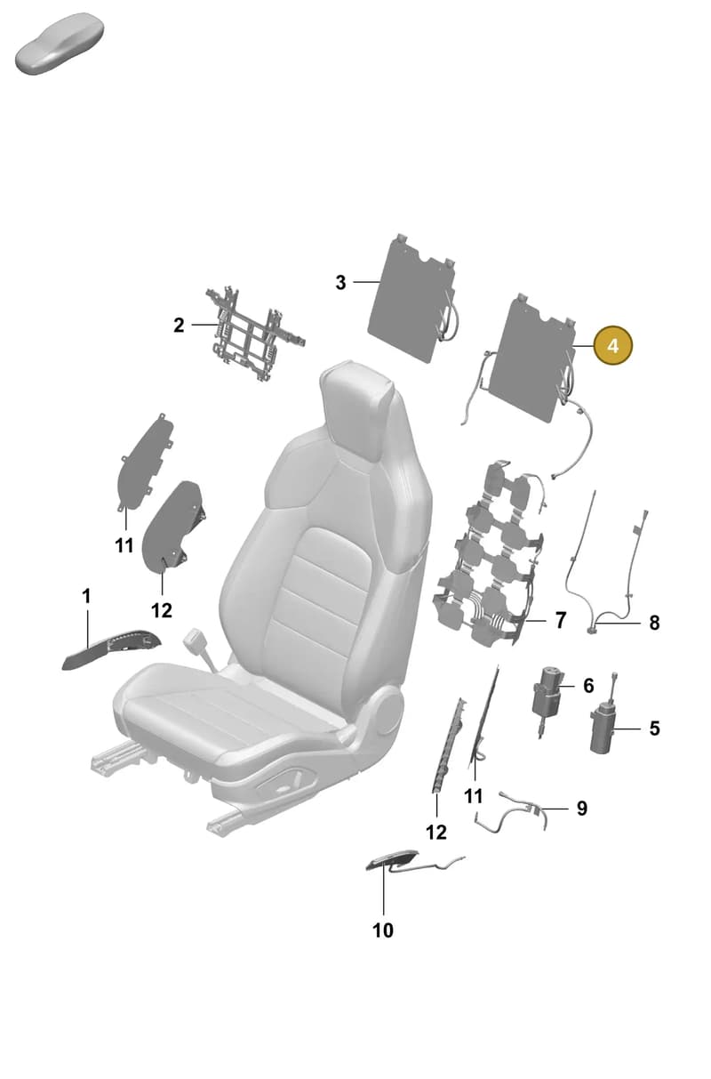 95C881710A — Porsche Macan (2024-2024) diagram p61817620, position 4