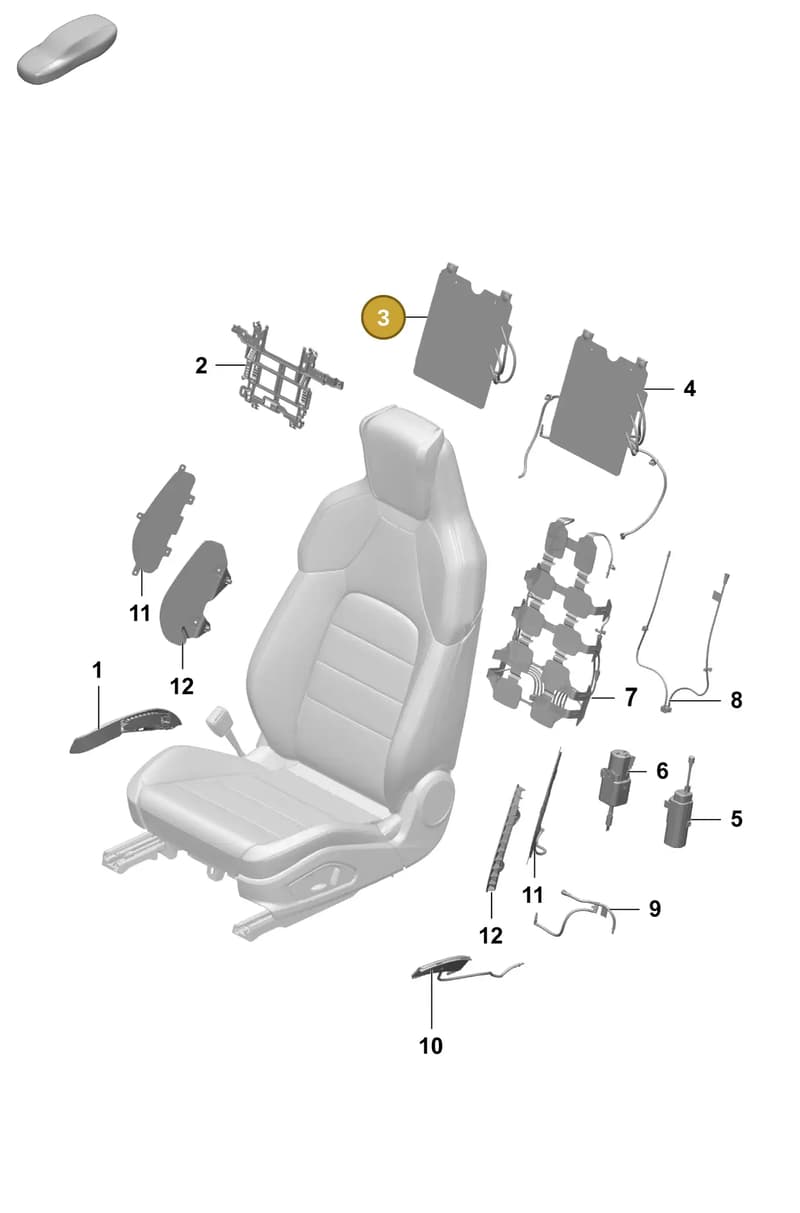95C881710 — Porsche Macan (2024-2024) diagram p61817620, position 3