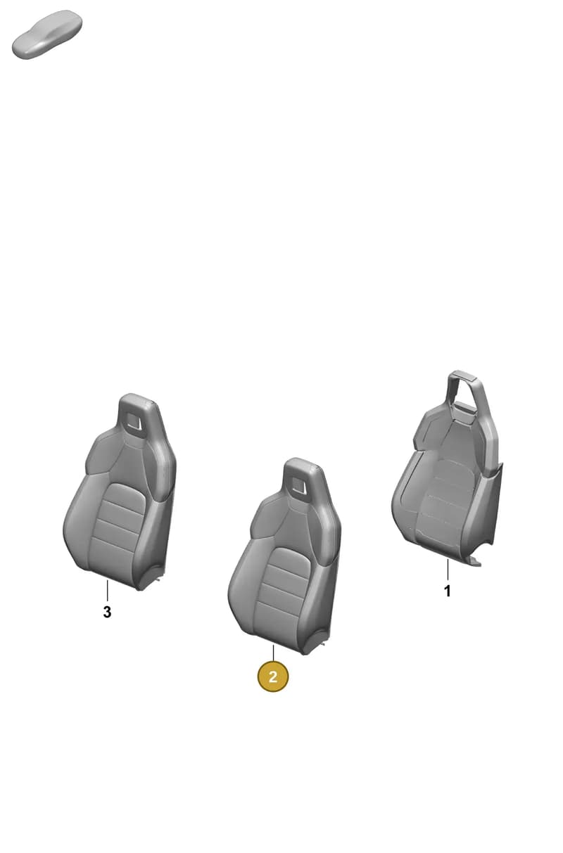 95C881805CAOT2 — Porsche Macan (2024-2024) diagram p61817310, position 2