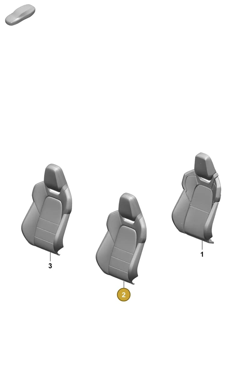 95C881805SOT2 — Porsche Macan (2024-2024) diagram p61817320, position 2