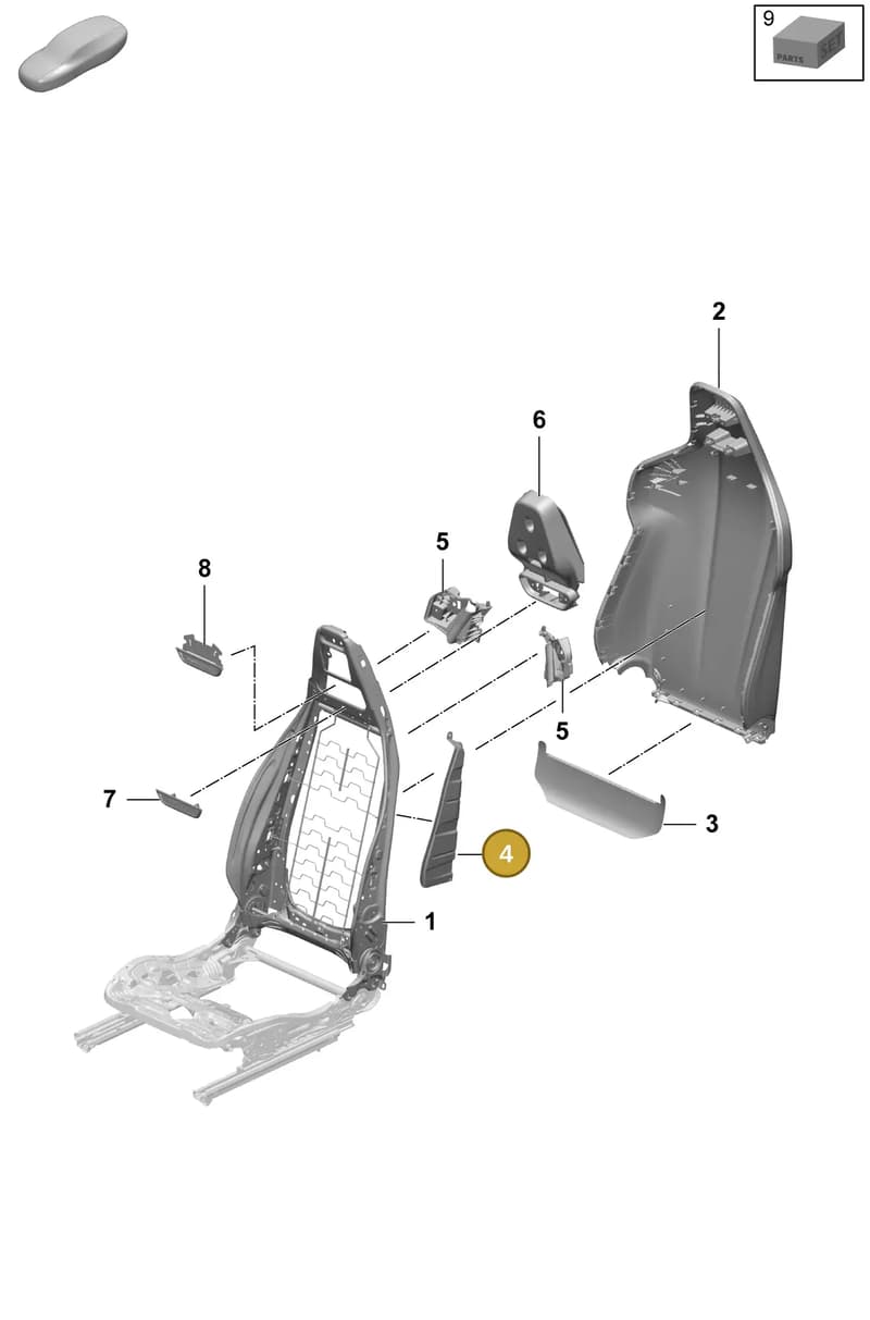 95C882353A — Porsche Macan (2024-2024) diagram p61817020, position 4