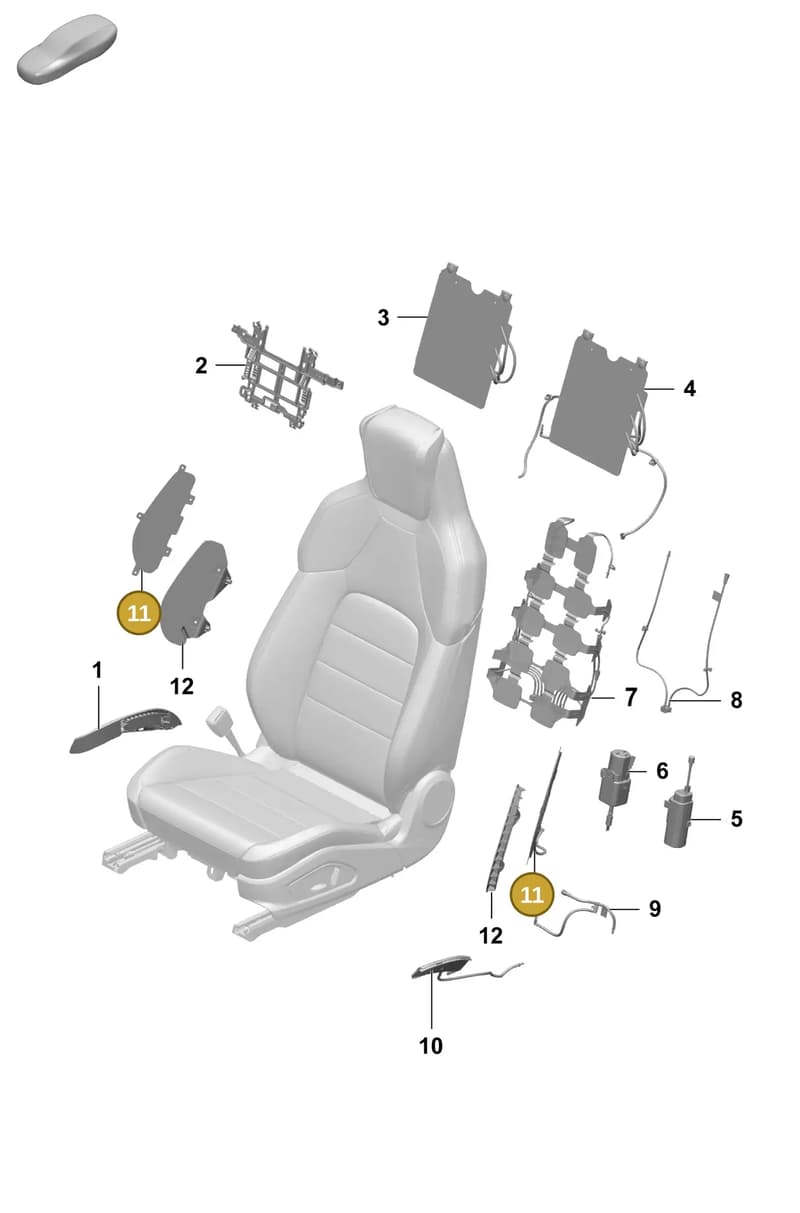 95C882772A — Porsche Macan (2024-2024) diagram p61817620, position 11