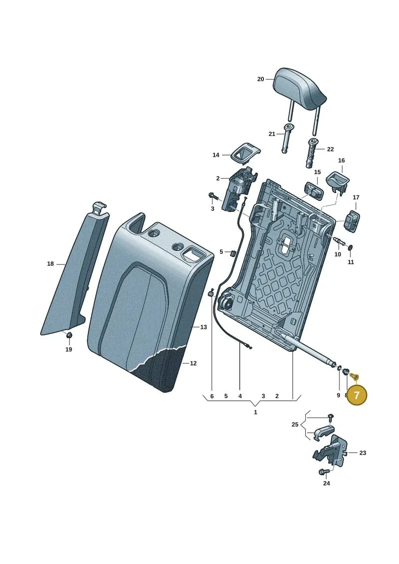 95C885581 — Audi A5 Avant (2024-2025) diagram 8wk885300, position 7