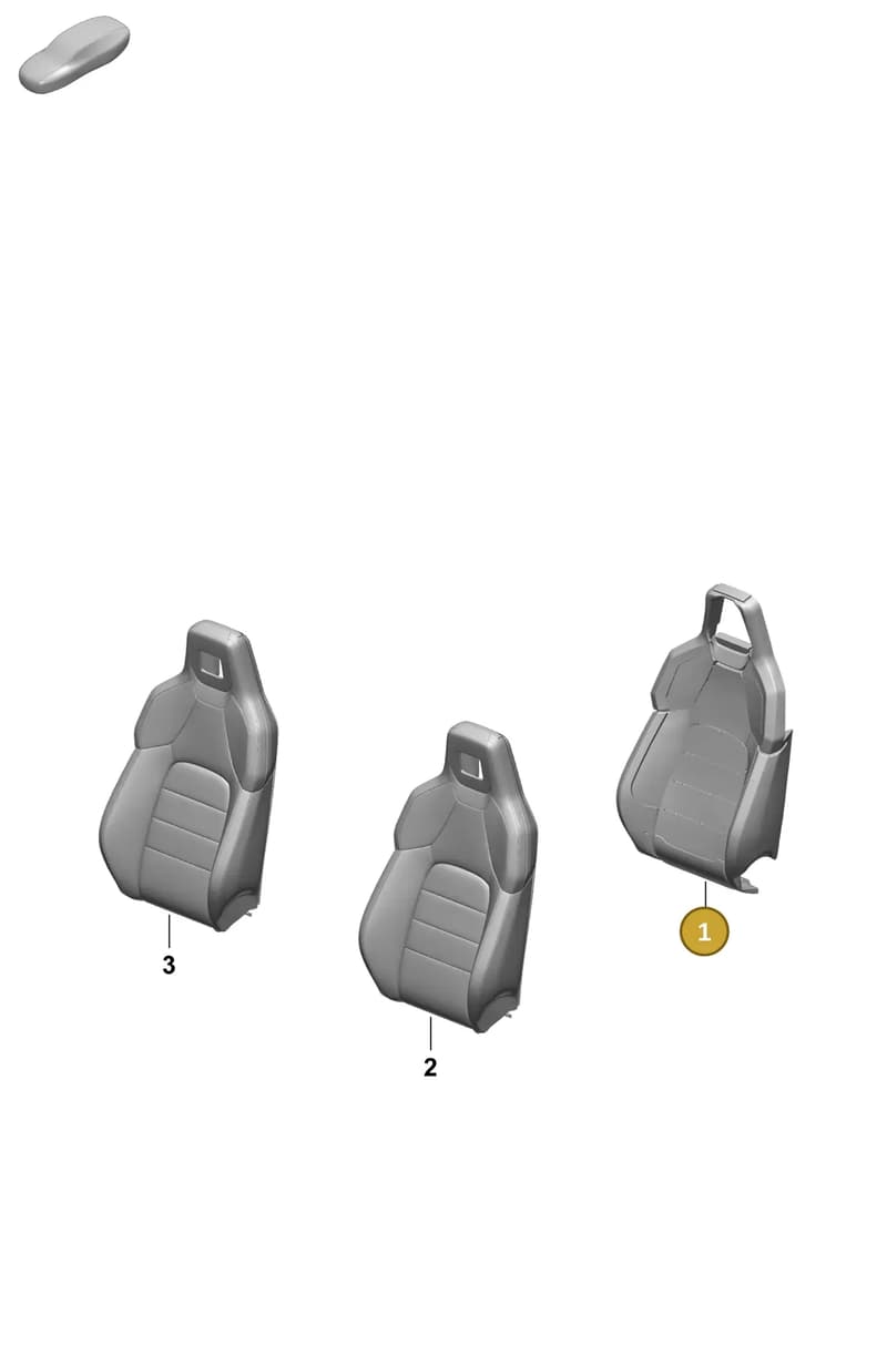 95C898030B — Porsche Macan (2024-2024) diagram p61817310, position 1