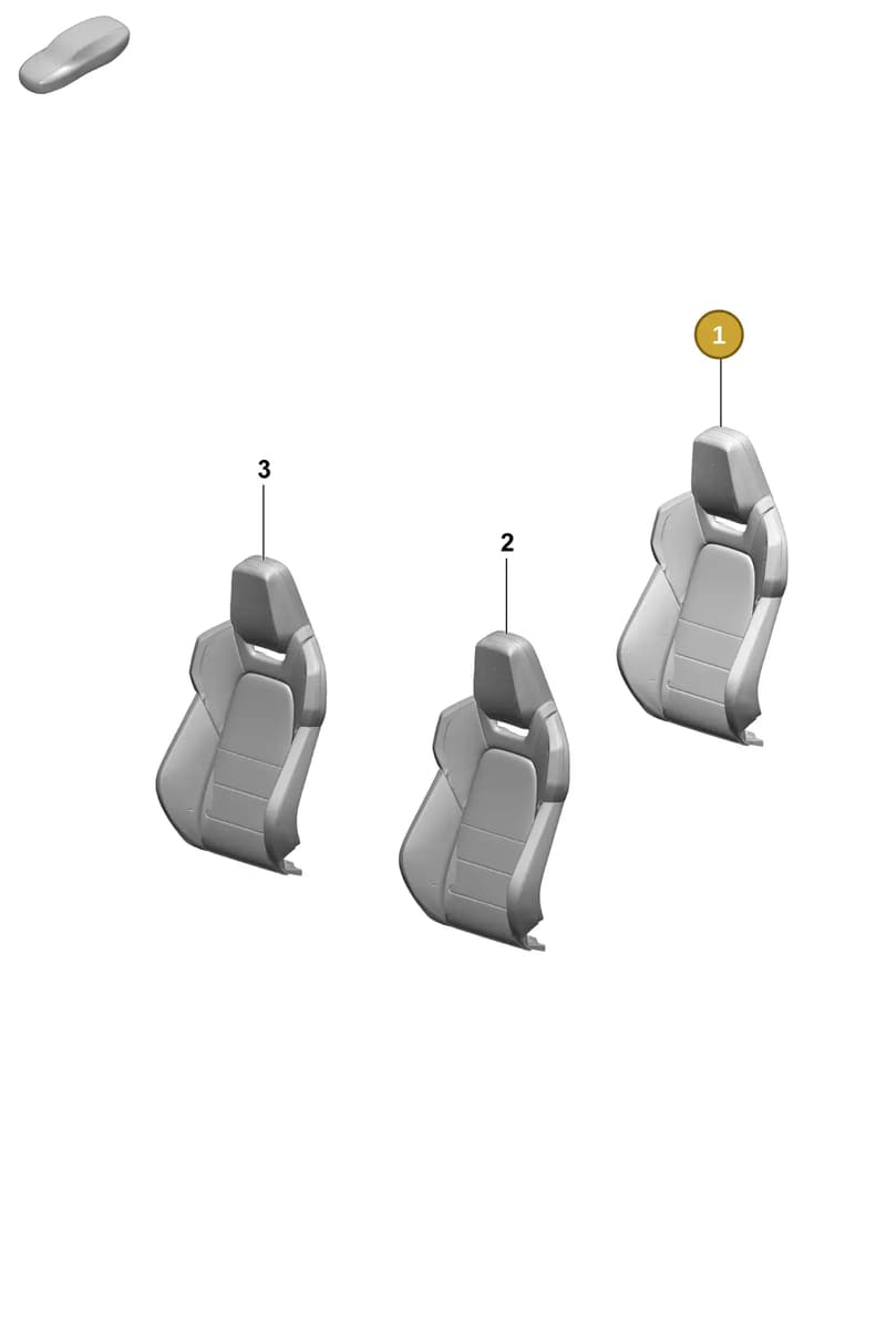 95C898030 — Porsche Macan (2024-2024) diagram p61817300, position 1