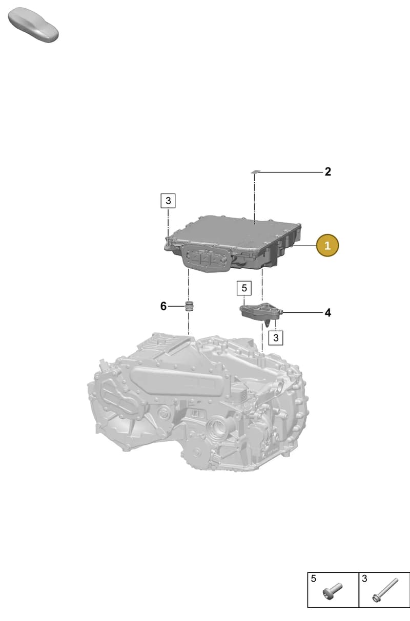 95C907121E — Porsche Macan (2024-2024) diagram p61152100, position 1