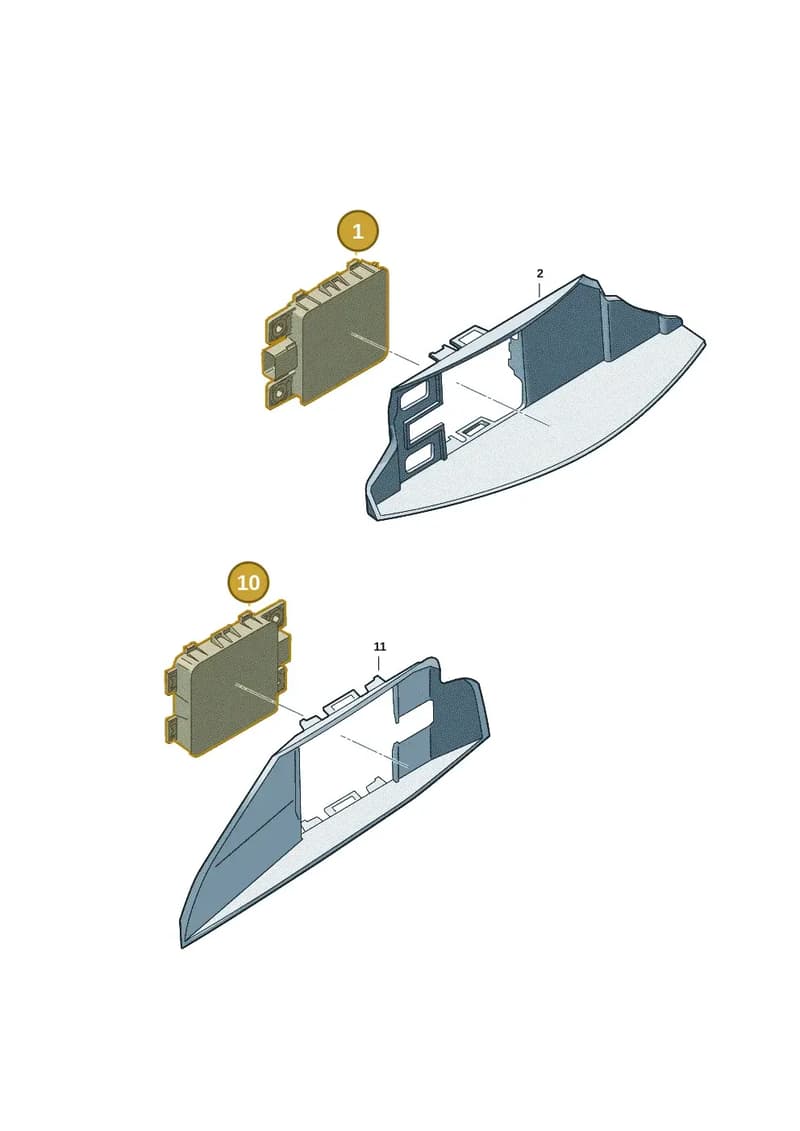 95C907541S — Audi Q6 e-tron (2023-2025) diagram f5s907220, position 1+10