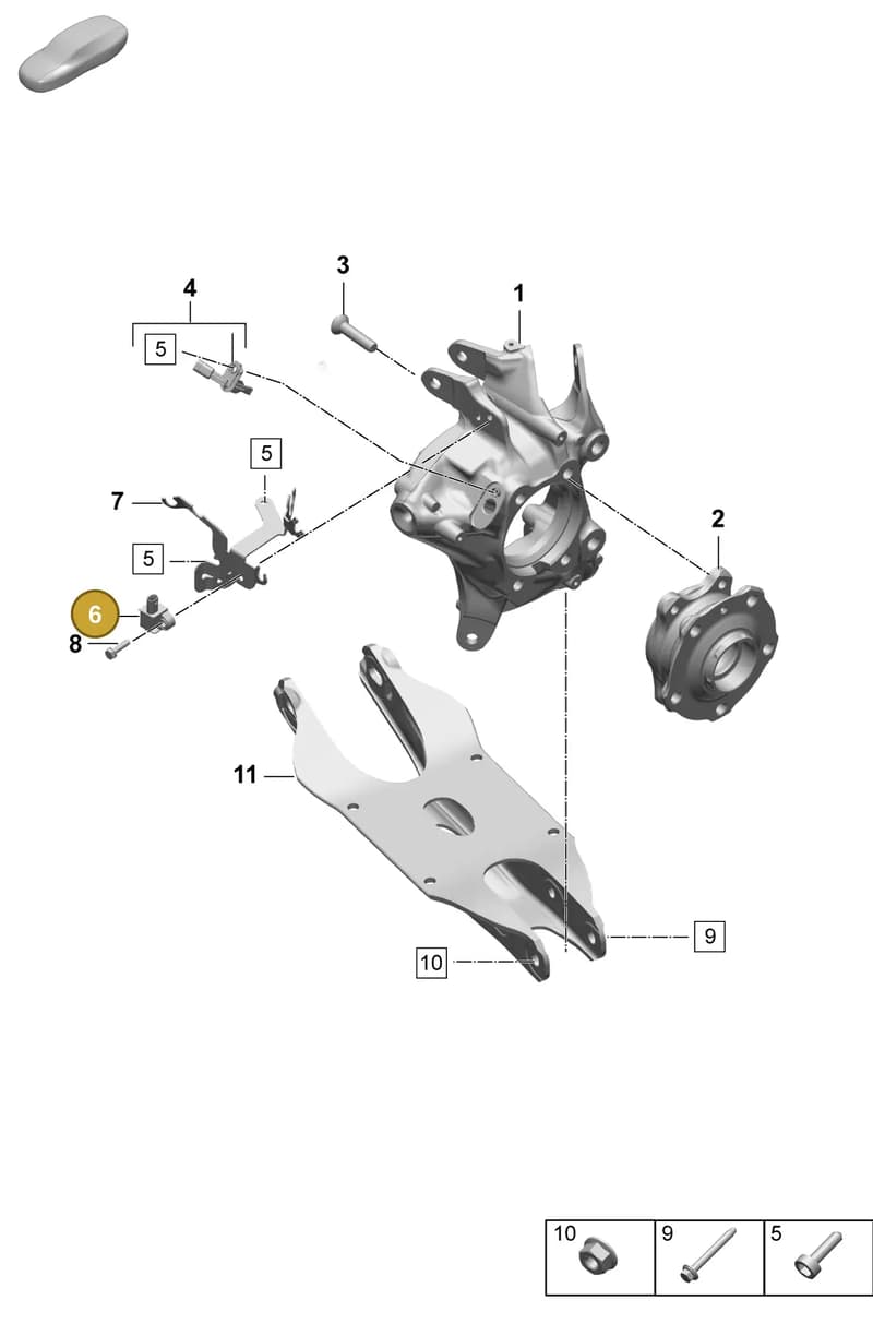 95C907656 — Porsche Macan (2024-2024) diagram p61501020, position 6