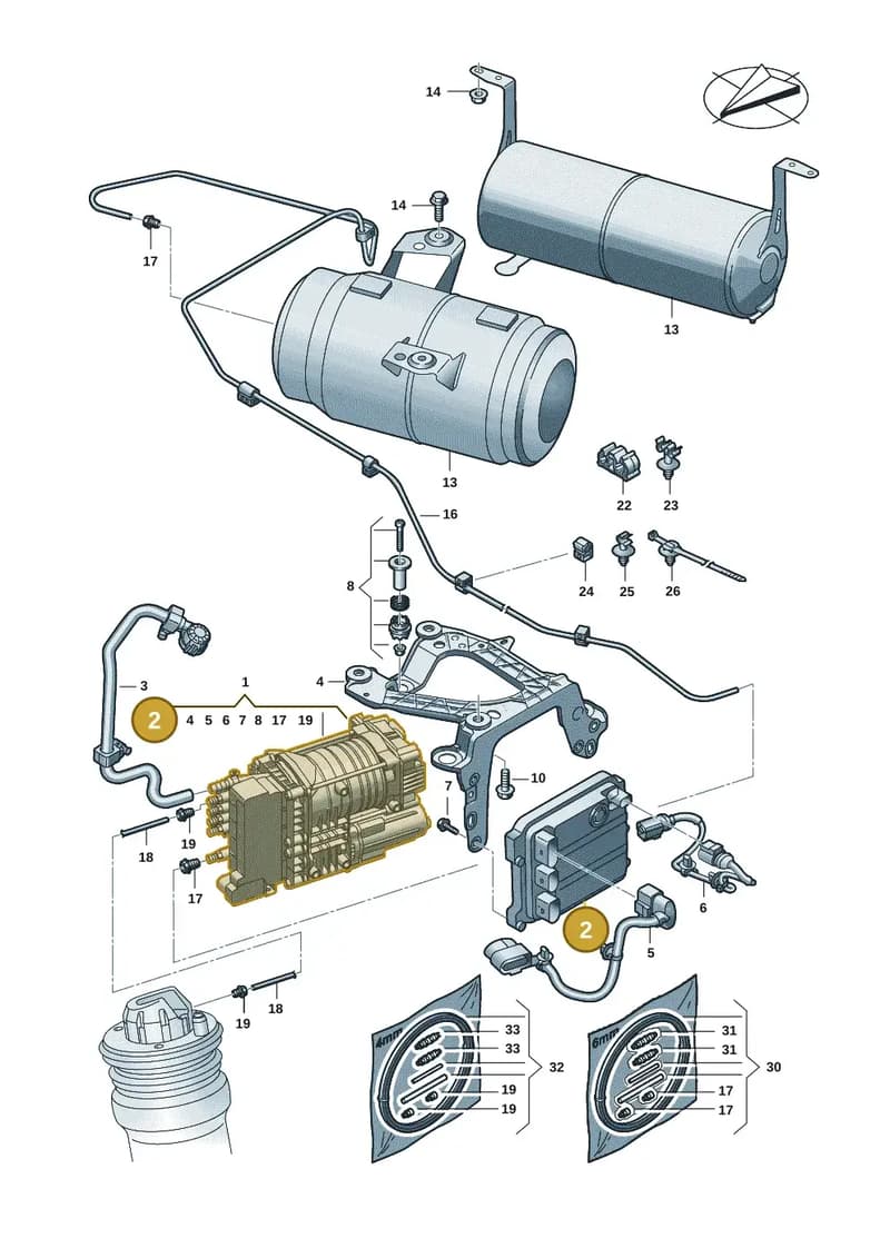 95C907778J — Audi Q6 e-tron (2023-2025) diagram f5s616300, position 2