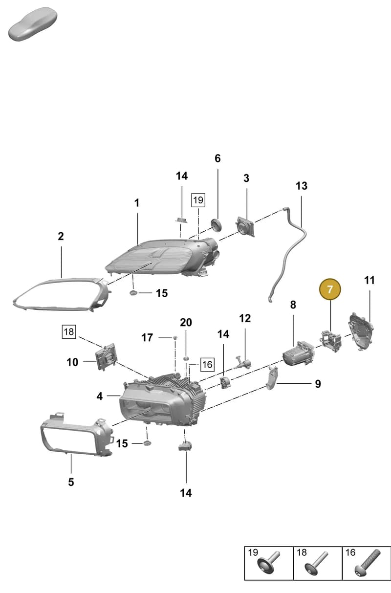 95C915595 — Porsche Macan (2024-2024) diagram p61908100, position 7