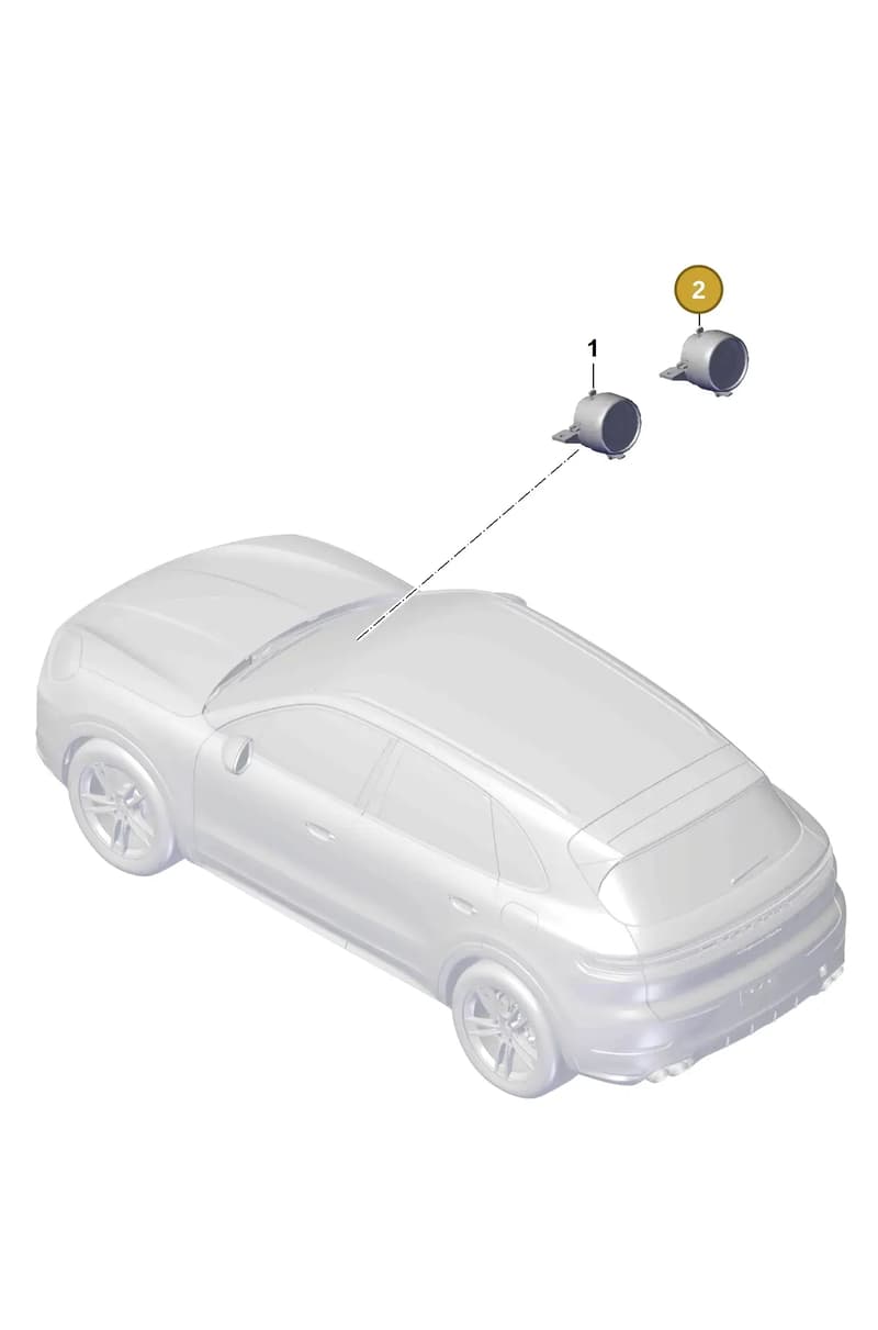 95C9192046N3 — Porsche Cayenne Coupe (2023-2023) diagram p60910200, position 2
