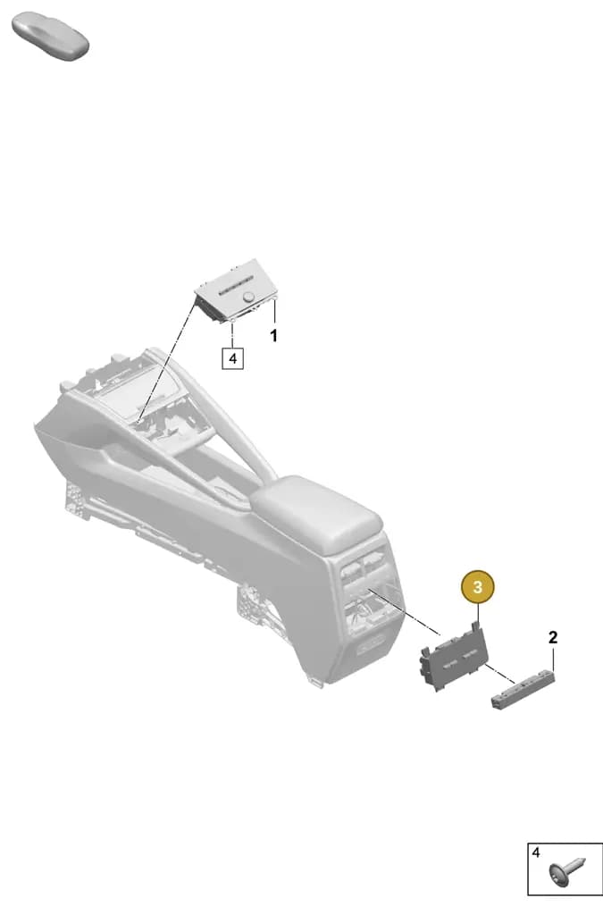 95C919615JI44 — Porsche Macan (2024-2024) diagram p61905400, position 3