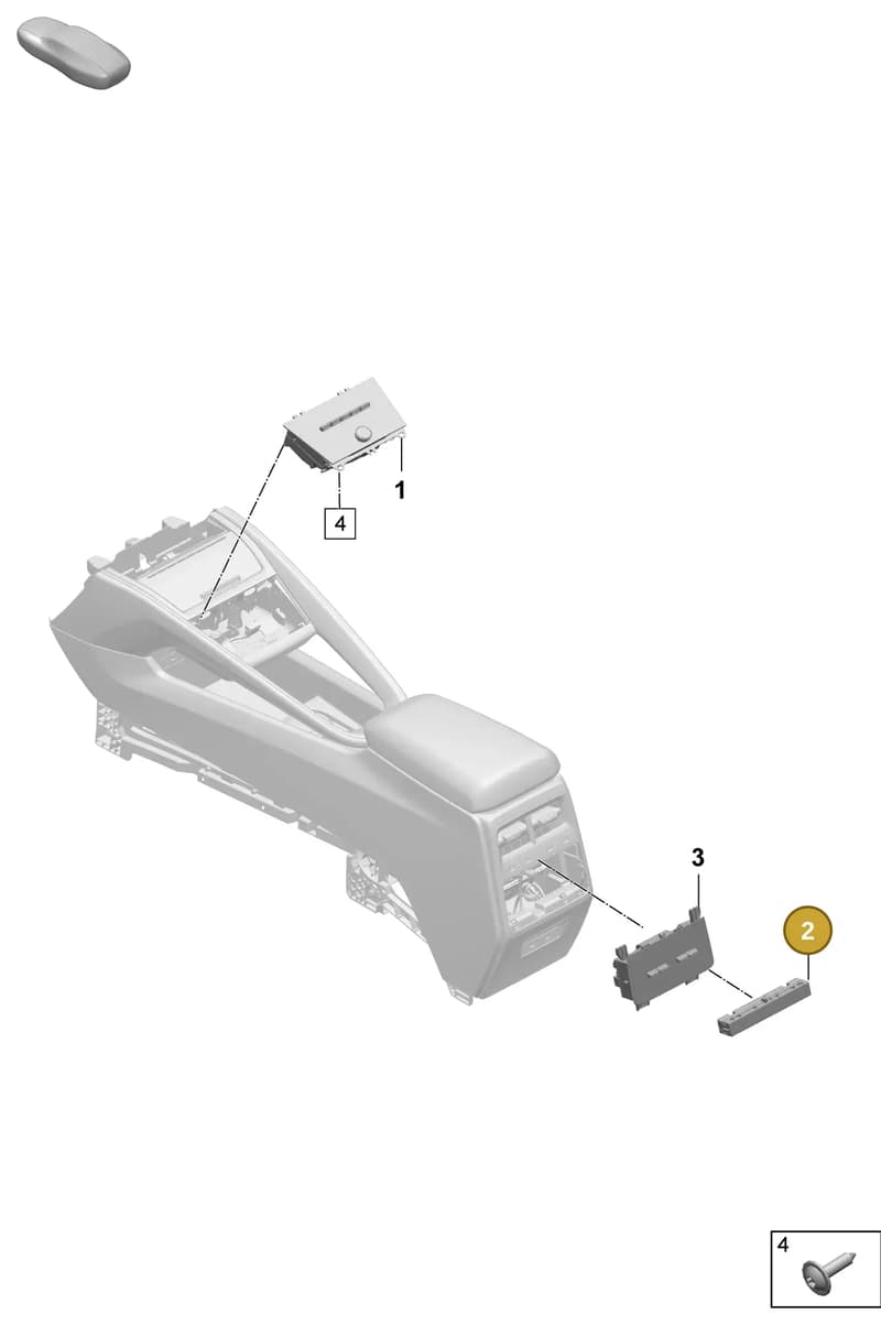 95C919709DOV3 — Porsche Macan (2024-2024) diagram p61905400, position 2