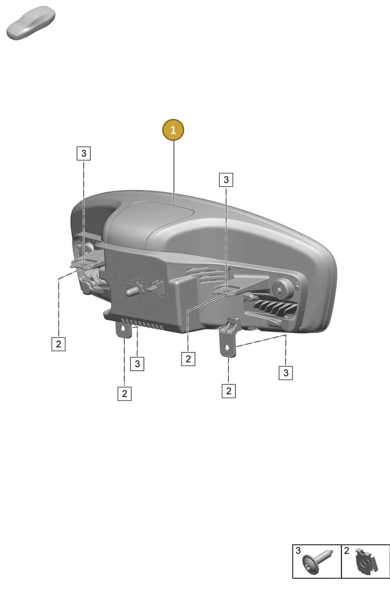 95C920901L — Porsche Macan (2024-2024) diagram p61910000, position 1