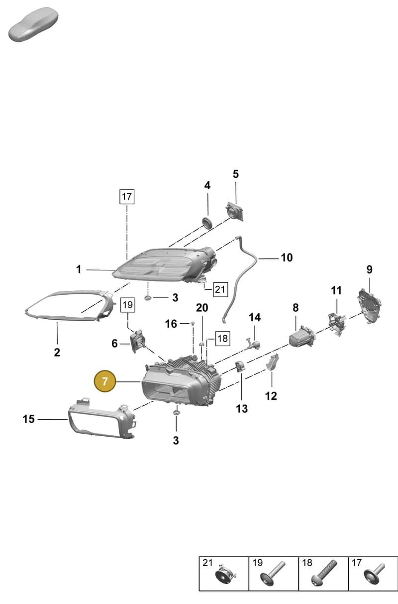 95C941114 — Porsche Macan (2024-2024) diagram p61908000, position 7