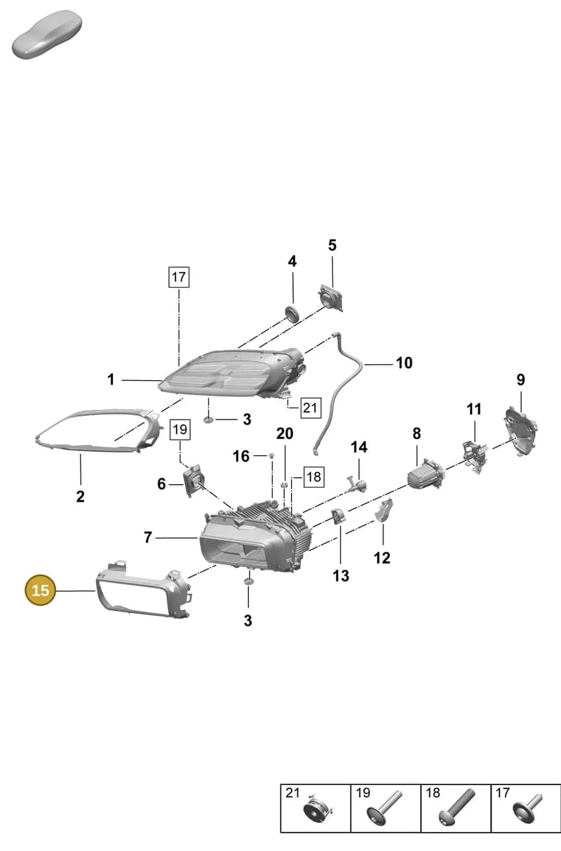 95C941120 — Porsche Macan (2024-2024) diagram p61908000, position 15
