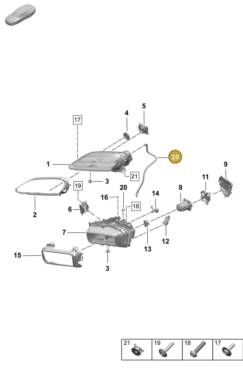 95C941559C — Porsche Macan (2024-2024) diagram p61908000, position 10