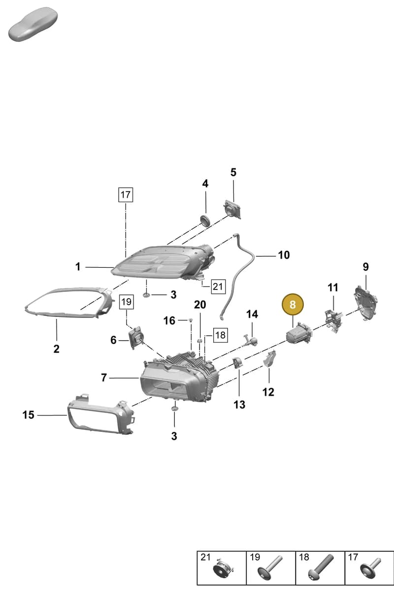 95C941662A — Porsche Macan (2024-2024) diagram p61908000, position 8