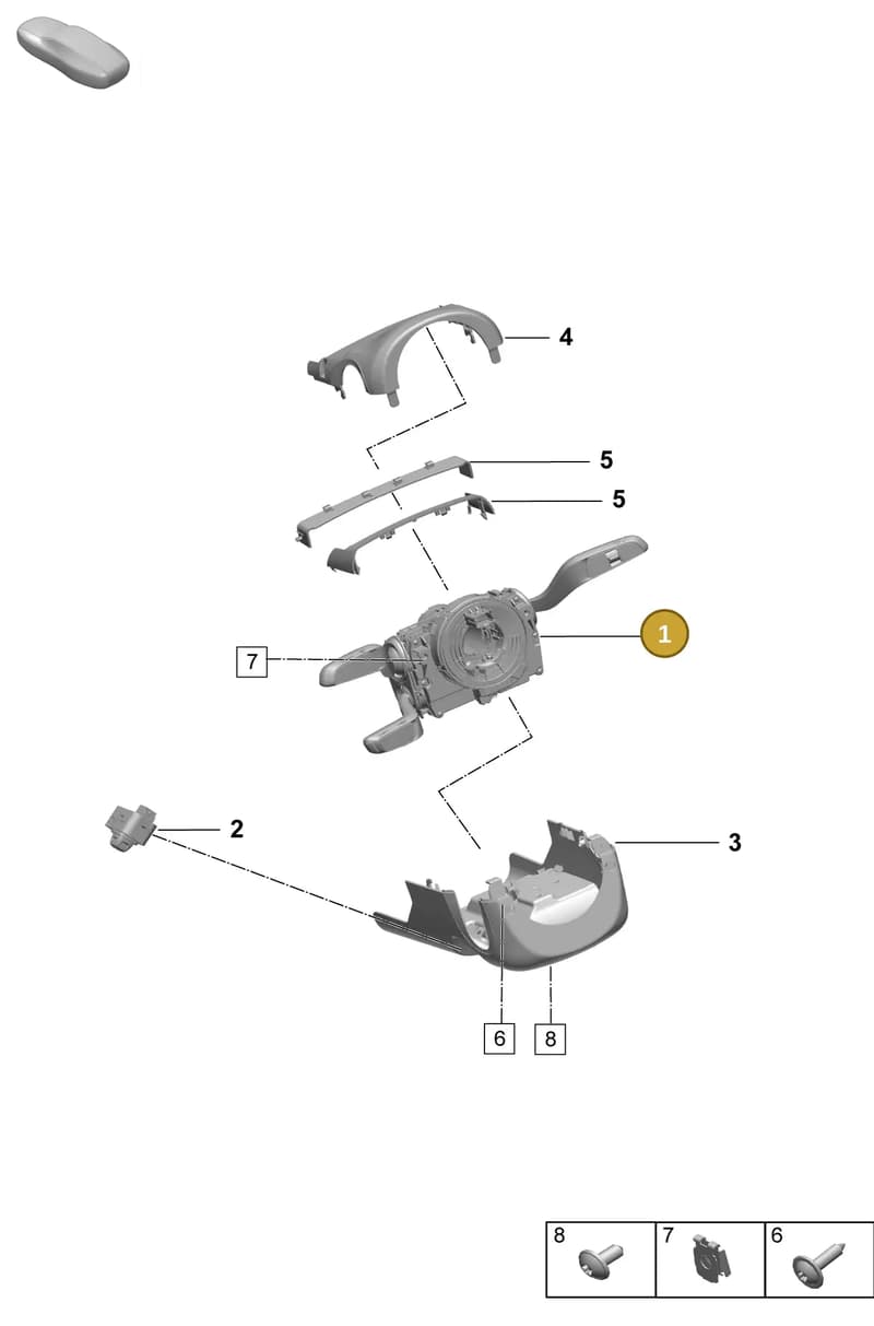 95C953501DRHUO — Porsche Macan (2024-2024) diagram p61905800, position 1