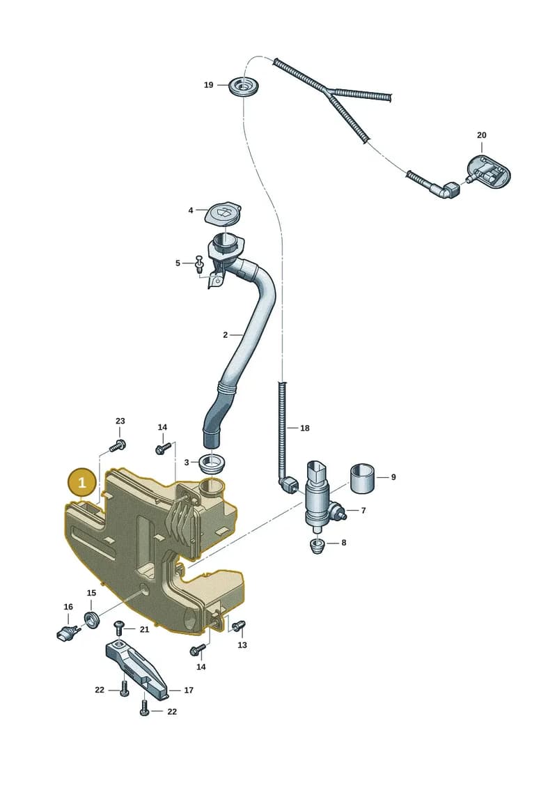 95C955453J — Audi Q6 e-tron (2023-2025) diagram f5s955010, position 1