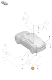 95C955567A Porsche Hose Line for Washer Water