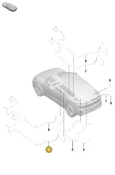 95C955744D Porsche Hose Line for Washer Water