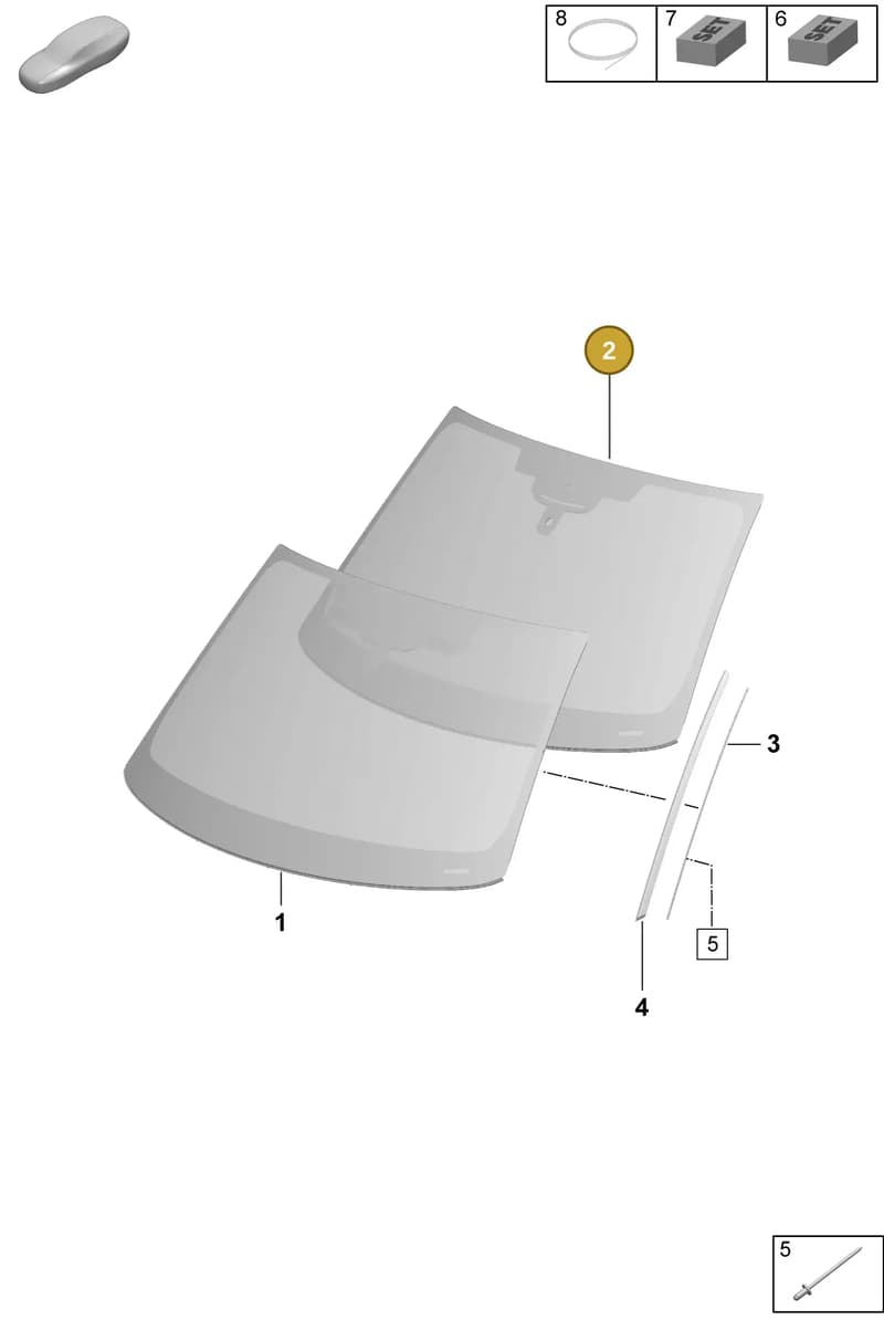 95C955758 — Porsche Macan (2024-2024) diagram p61805000, position 2
