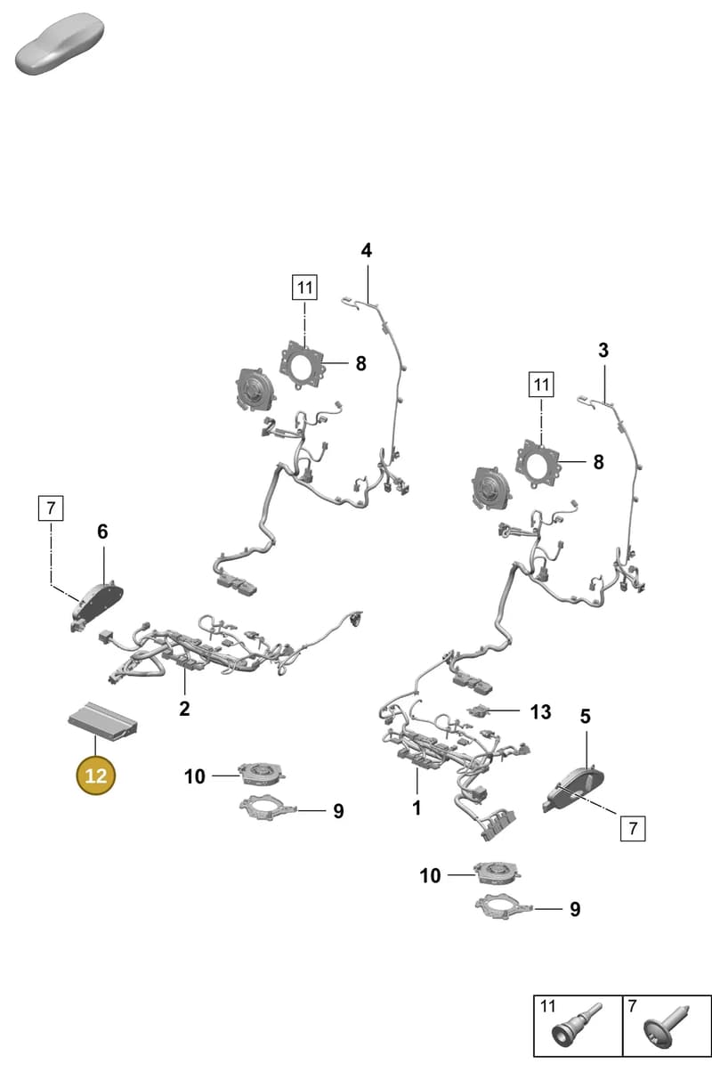 95C959760FD — Porsche Macan (2024-2024) diagram p61817520, position 12