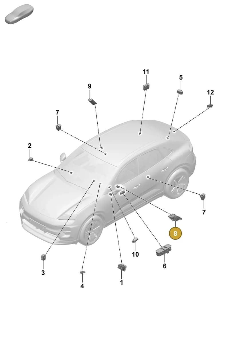 95C962128S6N3 — Porsche Macan (2024-2024) diagram p61905500, position 8