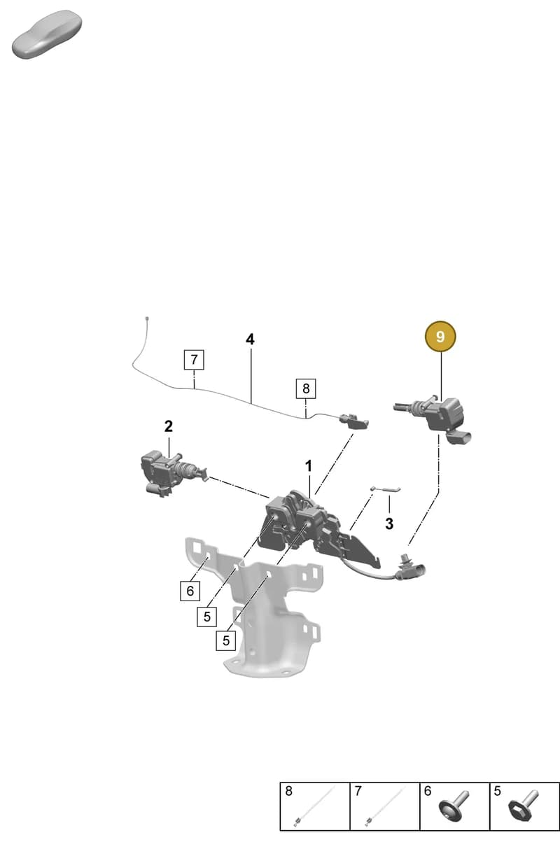 95C962626A — Porsche Macan (2024-2024) diagram p61803050, position 9
