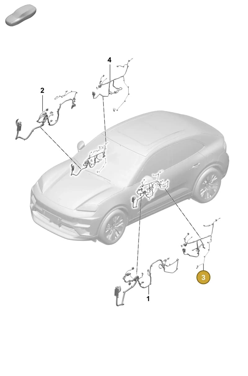 95C971035C — Porsche Macan (2024-2024) diagram p61903600, position 3