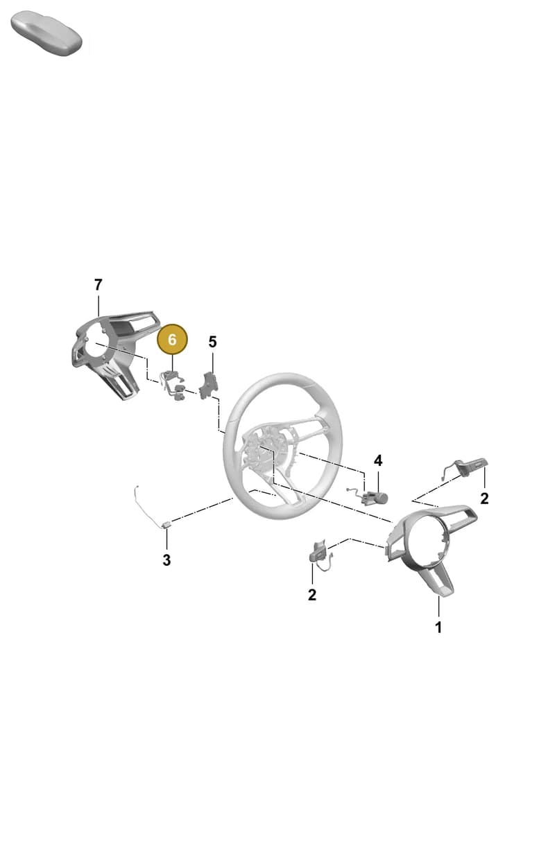95C971388 — Porsche Macan (2024-2024) diagram p61403245, position 6