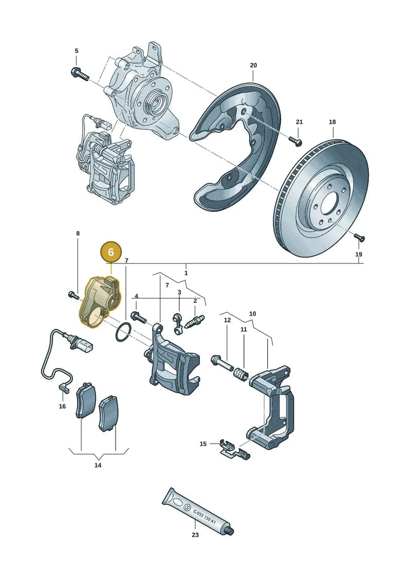 95C998281A — Audi Q6 e-tron (2023-2025) diagram f5s615060, position 6