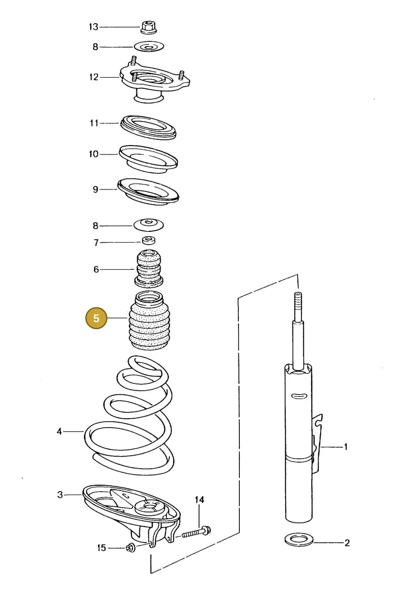 96434318680 — Porsche Turbo (2000-2005) diagram p23402000, position 5
