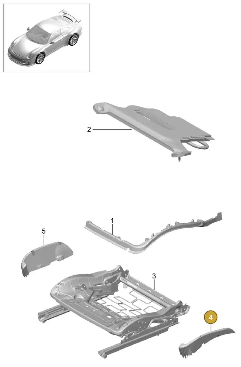 97052151900 — Porsche 911 (2013-2020) diagram p41817032, position 4