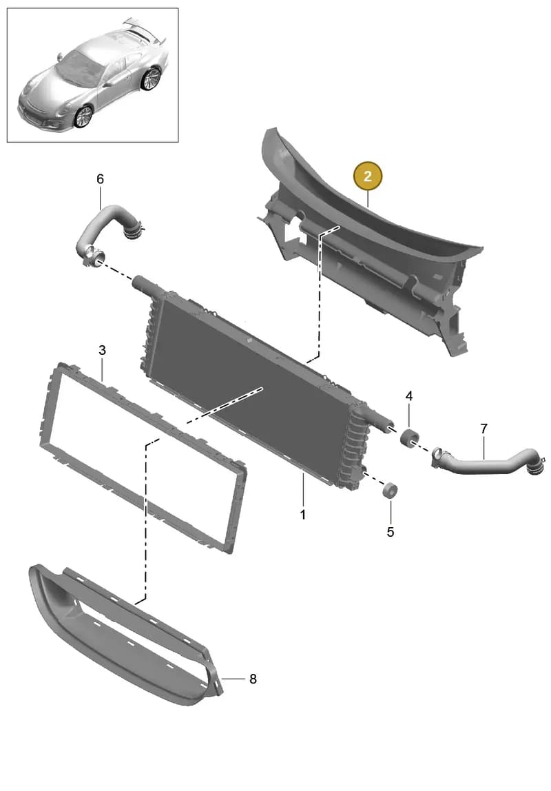97060650300 — Porsche 911 (2013-2020) diagram p41105020, position 2