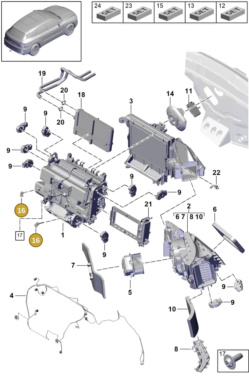 97065325300 — Porsche Cayenne (2017-2023) diagram p51814000, position 16